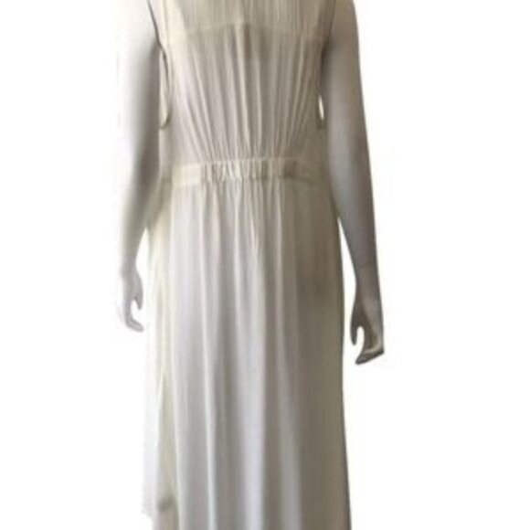 Ivory Lace Detail Open Vest - Picture 4 of 4